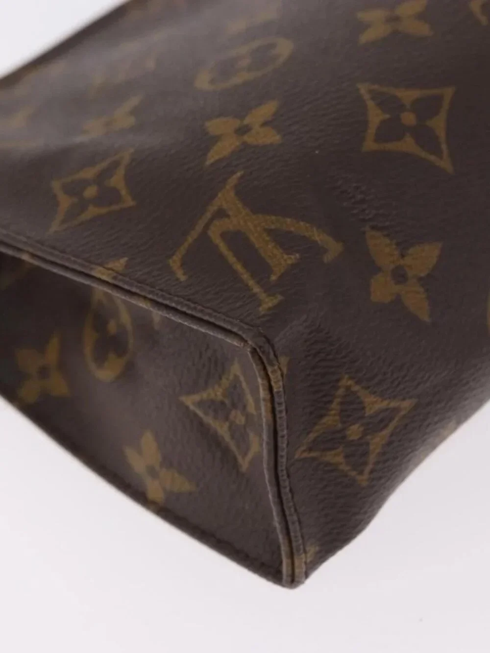 LOUIS VUITTON Monogram Poche Toilette 19 Pouch M47544 LV Auth 189335